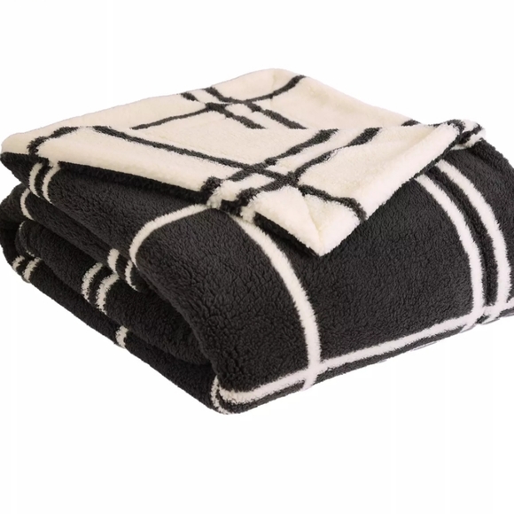 Life Comfort reversible sherpa fleece blanket queen king size BRAND NEW - Picture 4 of 4